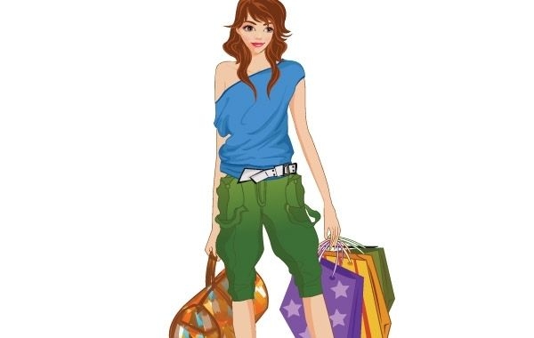 Shopping girl 16