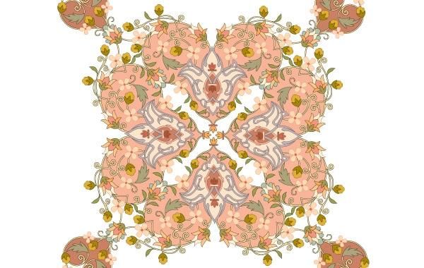 Kaleidoscope pattern Kaleidoscope pattern
