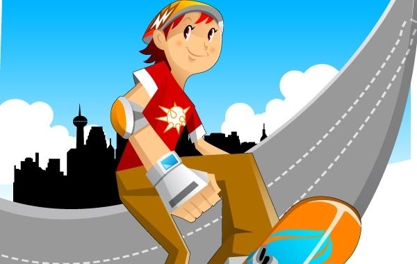 Skateboarding Vector 6 Vector Download