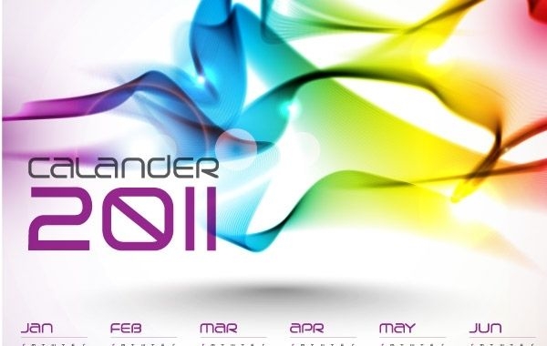 Banco de Imagens - Calendars 2011 Vector