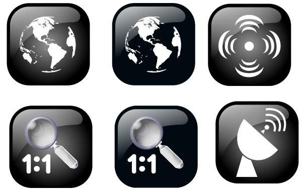 Conjunto de iconos de geolocalización del mapa de Ben Conjunto de iconos de geolocalización del mapa de Ben