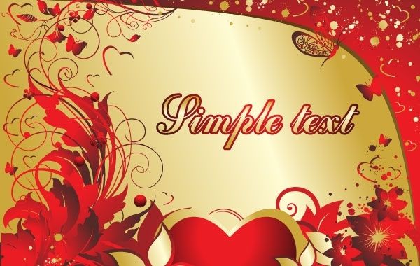 Tarjeta para San Valentín