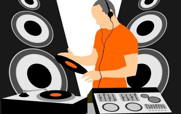 Musik DJ Grafik Vektor