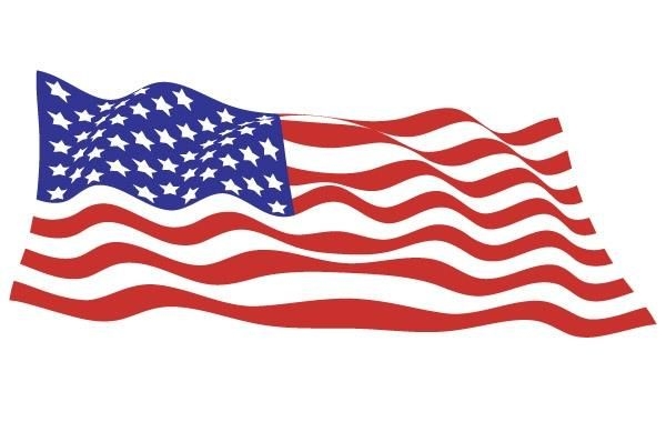 Download Waving USA Flag Vector - Vector download