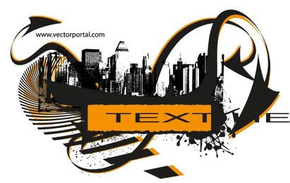 Diseño abstracto del vector de stock