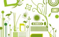 Green Objects Pack Vector Download