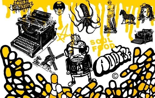 Mixed Black and Yellow Vectors Mixed Black and Yellow Vectors
