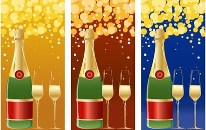 VETOR CHAMPAGNE ANO-NOVO HISTÓRICO