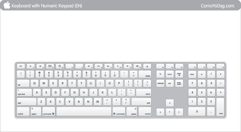 Apple keyboard Illustration Apple keyboard Illustration