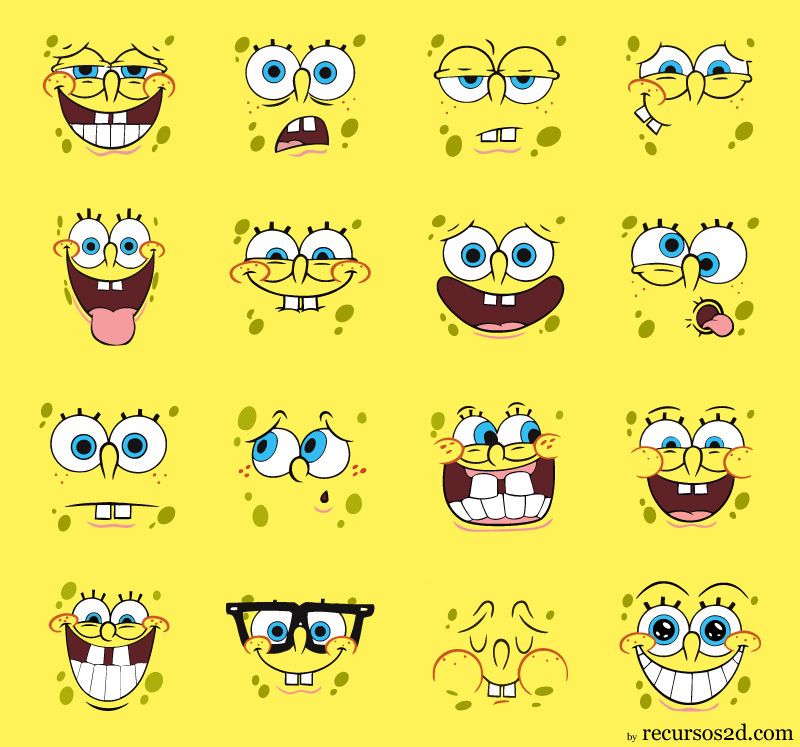 Vector de bob esponja