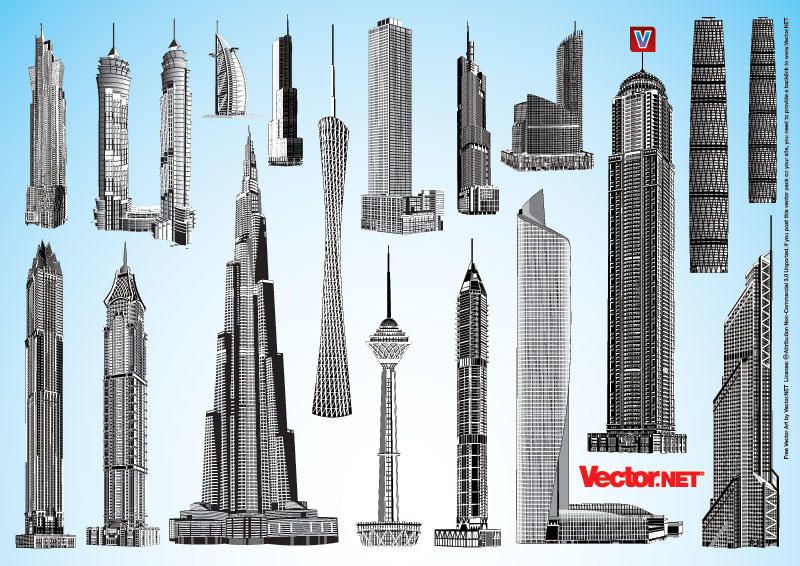 Vector Skyscrapers Vector Skyscrapers
