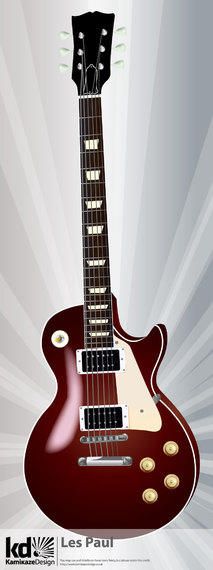 Hermosa guitarra marron Hermosa guitarra marron