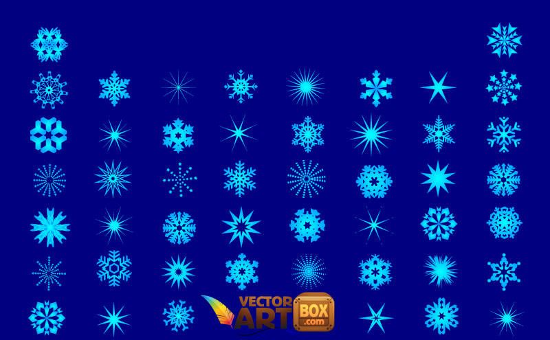 Snowflakes Vector Collection Snowflakes Vector Collection