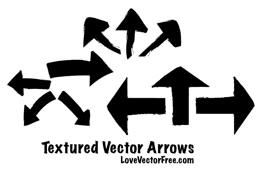 Grungy Arrows Vector