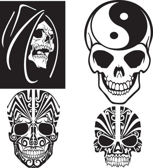 Free Unique Skull Vector - Vector download