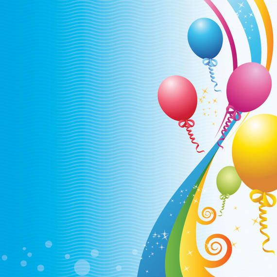 Party Postcard Vector Party Postcard Vector