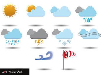 Iconos libres del vector del tiempo 2