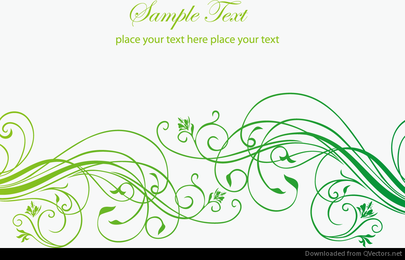 Abstrakter Blumenhintergrund mit Platz für Ihren Text
