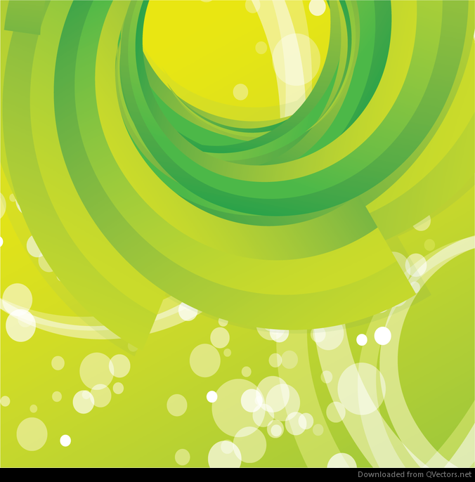 Freier Vektor-abstrakter grüner Wirbel-Hintergrund