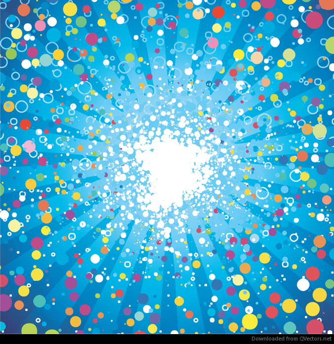 Fondo abstracto colorido con puntos