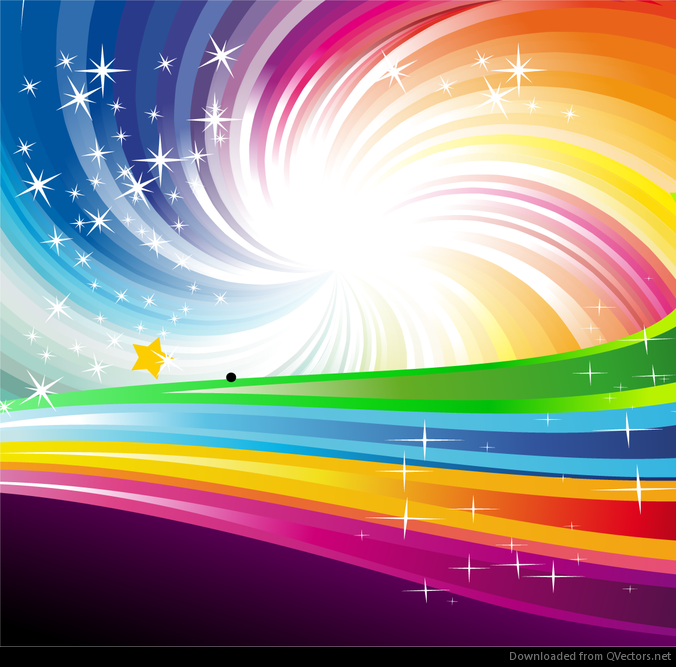 Vector de fondo abstracto arco iris