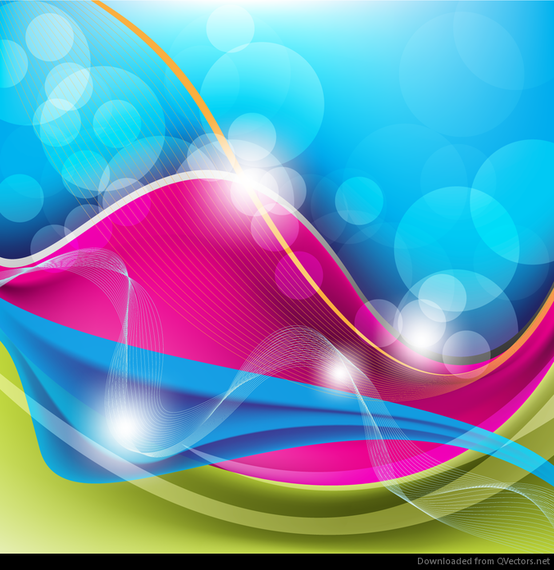 Download Free Abstract Waves Vector Background - Vector download