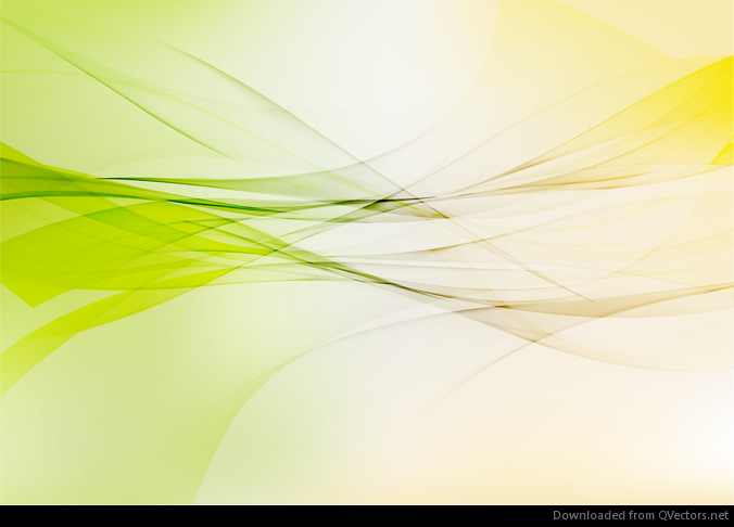 Gráfico vectorial de diseño de onda verde amarillo abstracto