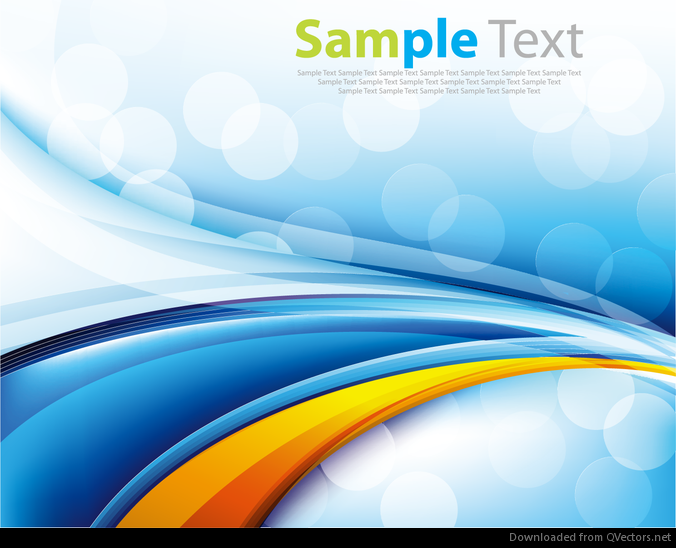 Blue and orange background - Vector download