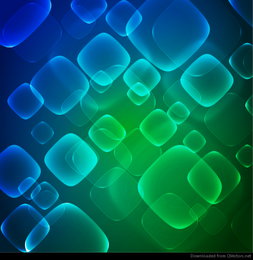 Fondo abstracto verde azul tecnología virtual