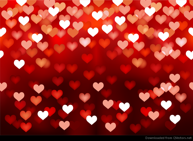 Abstract Love Heart Background - Vector download