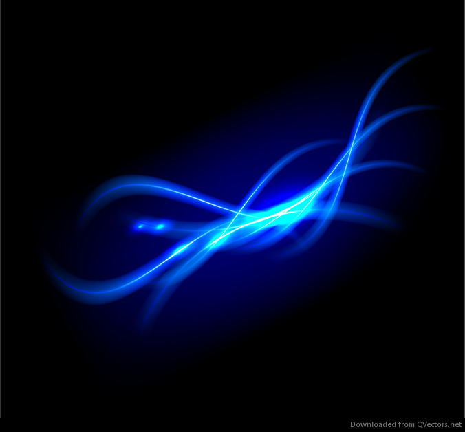 Abstrakter blau leuchtender Hintergrundvektor