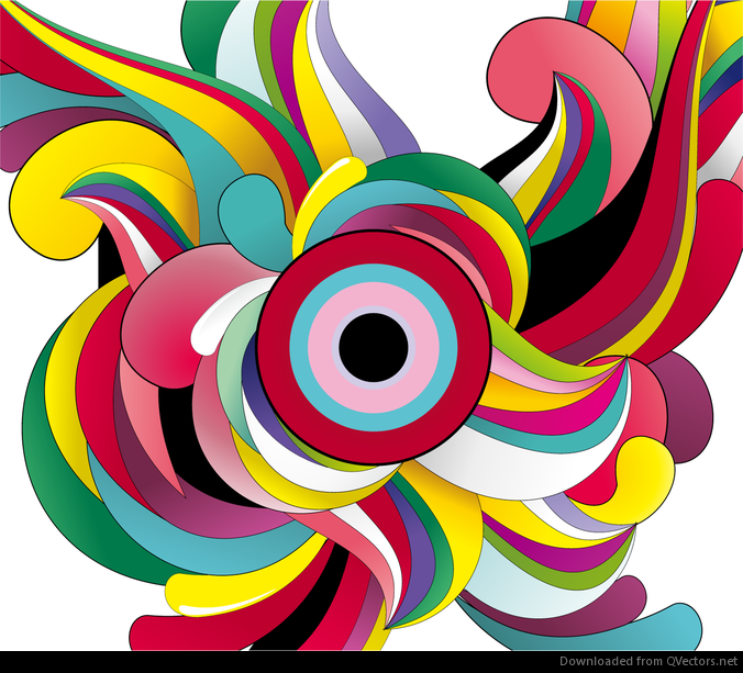 Colorido fondo abstracto vector arte Garphic