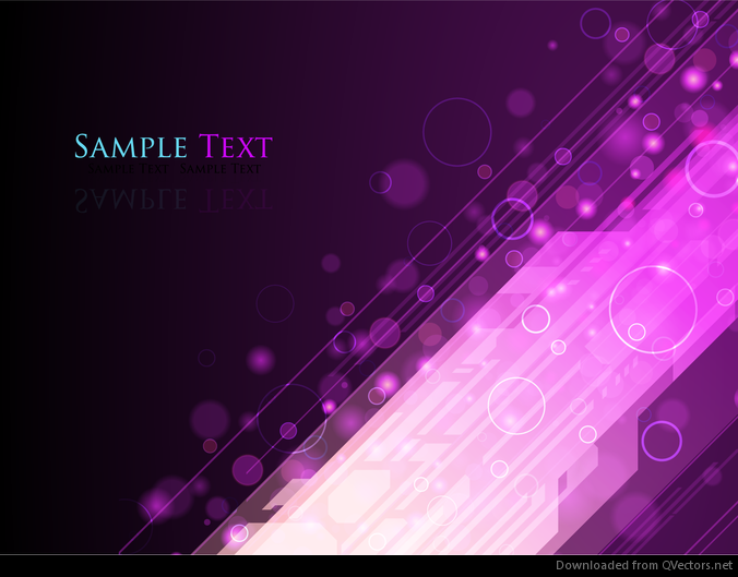 Resumen luces fondo púrpura gráfico vectorial