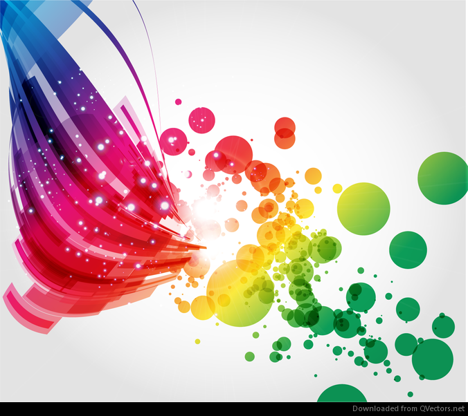 Abstract rainbow background - Vector download