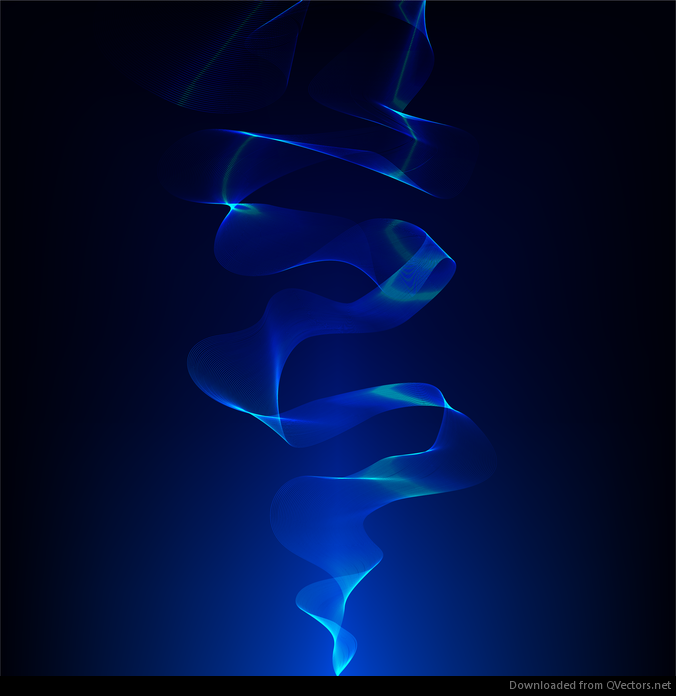 Fondo de vector azul humo abstracto