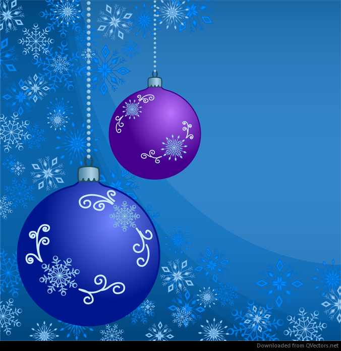 Abstrakte Weihnachtskugeln mit Ornament der Schneeflocken