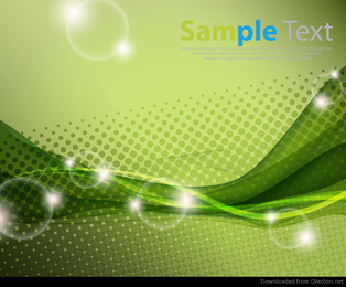 Fondo verde abstracto del vector