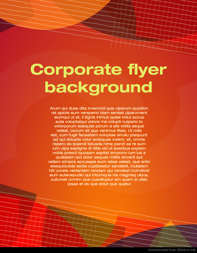 Corporate Flyer Hintergrund