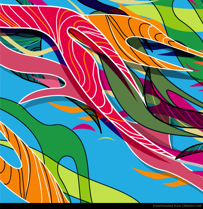 Ilustración de vector de color abstracto
