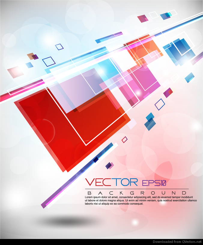 Colorful abstract elements 10 vector Vector download