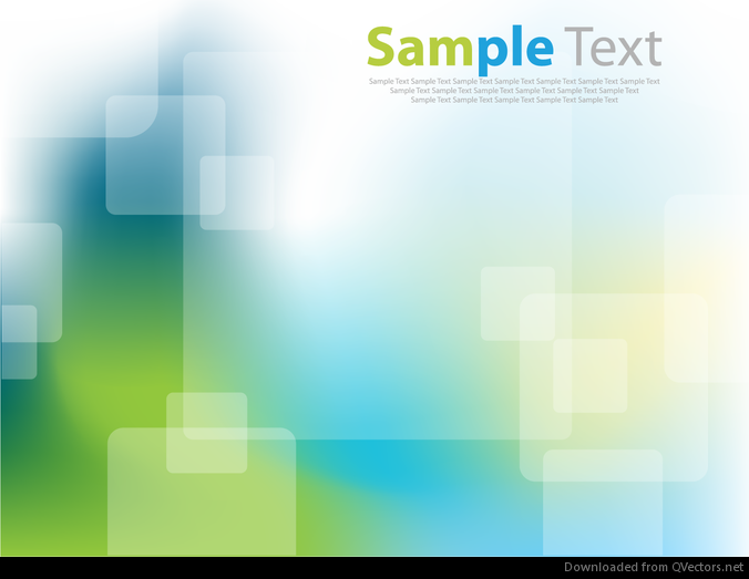 Ilustraciones abstractas del vector verde azul