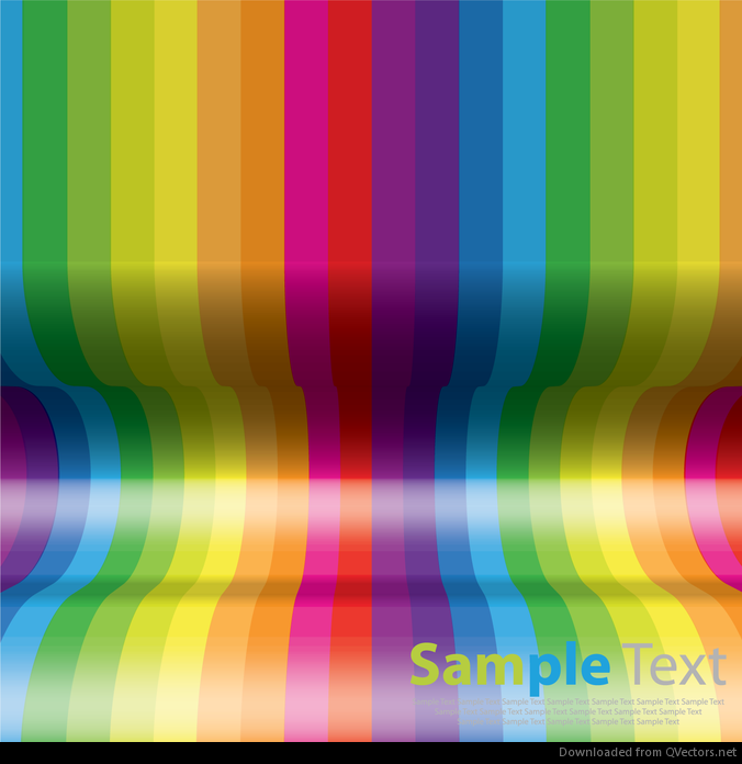 Rainbow striped background Vector download