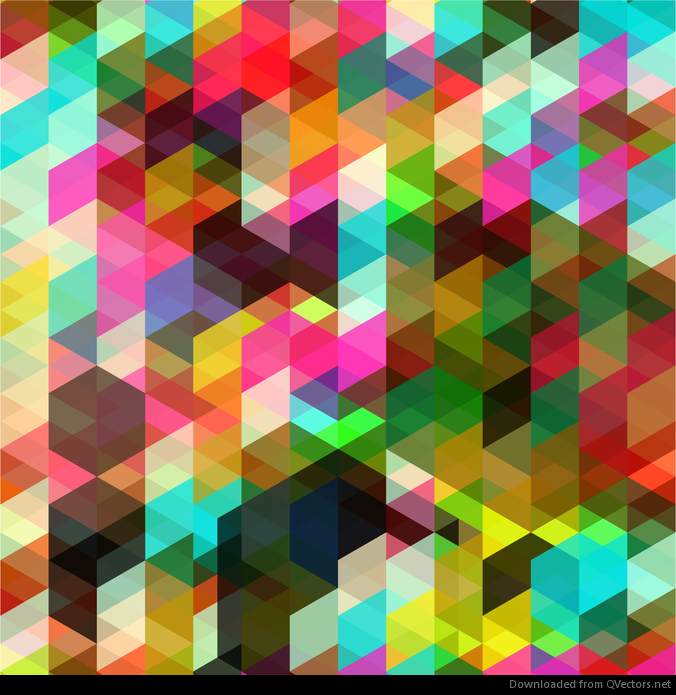 Arte vectorial abstracto coloreado