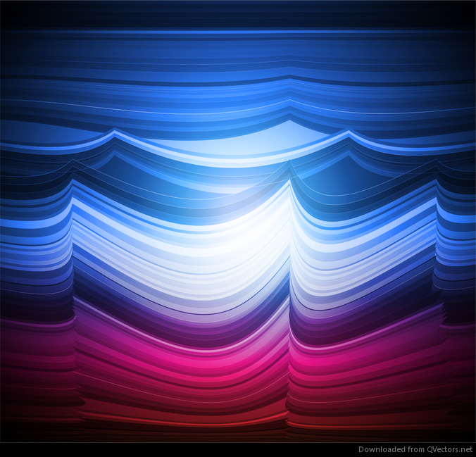 Arte abstracto colorido del fondo del vector de onda