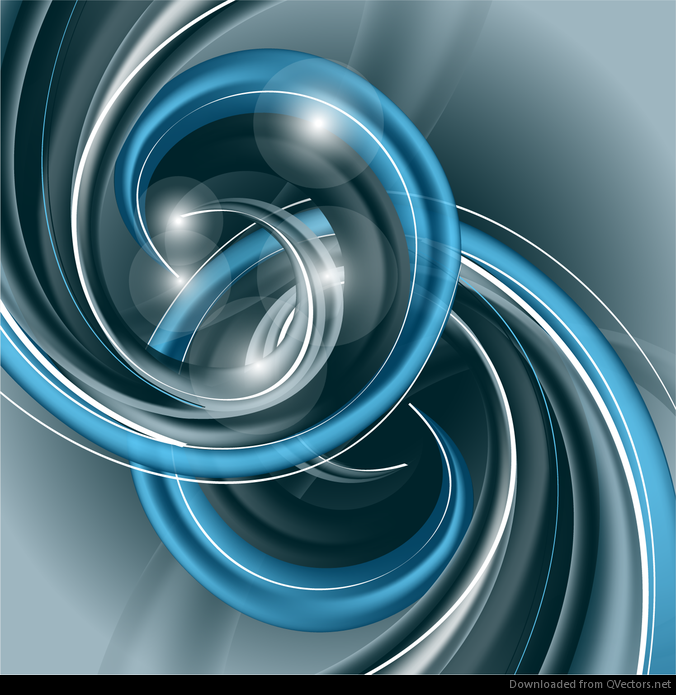 Abstrakter blauer Helix-Vektorhintergrund