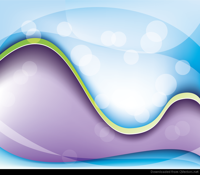 Gráfico vectorial de fondo de onda de fantasía abstracta
