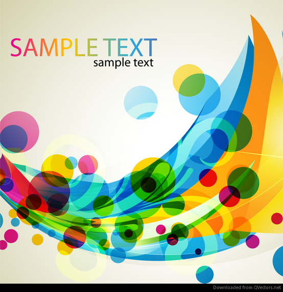 Abstract Colored Design Vector Art Vector download