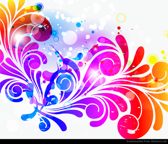 Abstract Design Colorful Background Vector Graphic - Vector download