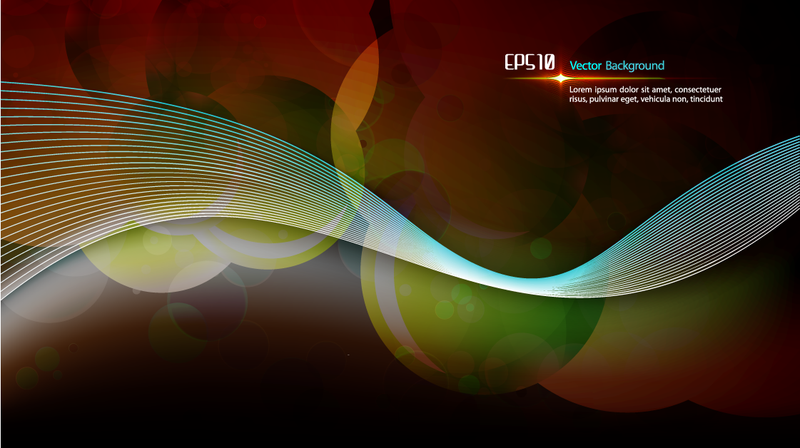 Banner abstrato dinâmico