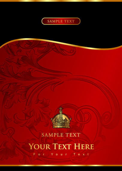 Royal ornamental template Royal ornamental template